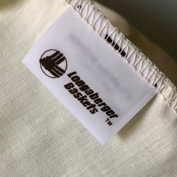 [Longaberger Baskets] 1989 Small Kiddie Purse Basket with Cream Fabric Liner - Picture 9 of 16